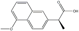 (±)-5-bromo-6-methoxy-alpha-methylnaphthalene-2-acetic acid CAS#: 27655-95-4