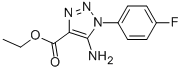 5-Amino-1-(4-fluorophenyl)-1H-1,2,3-triazole-4-carboxylicacid ethyl ester CAS#: 28924-58-5