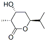 2H-Pyran-2-one,tetrahydro-4-hydroxy-3-methyl-6-(1-methylethyl)-,(3R,4R,6S)-(9CI) CAS#: 274905-39-4
