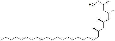 (2R,4R,6R,8R)-2,4,6,8-Tetramethyl-1-octacosanol CAS#: 27829-63-6