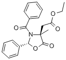 (2R,4S)-3-Benzoyl-4-ethoxylcarbonylmethyl-4-methyl-5-oxazolidinone CAS#: 113806-36-3
