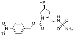 (2R,4S)-4-nitrobenzyl 4-Mercapto-2-((sulfaMoylaMino)Methyl)pyrrolidine-1-carboxylate CAS#: 148017-03-2