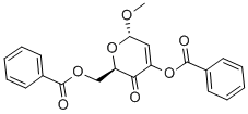 (2R,6S)-(+)-4-BENZOYLOXY-2-BENZOYLOXYMETHYL-6-METHOXY-2H-PYRAN-3(6H)-ONE CAS#: 25552-06-1
