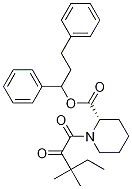(2S)-1,3-diphenylpropyl 1-(3,3-diMethyl-2-oxopentanoyl)piperidine-2-carboxylate CAS#: 200417-73-8
