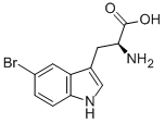 (2S)-2-amino-3-(5-bromo-1H-indol-3-yl)propanoic acid CAS#: 25197-99-3