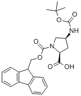(2S, 4S)-BOC-4-AMINO-1-FMOC-PYRROLIDINE-2-CARBOXYLIC ACID CAS#: 221352-74-5