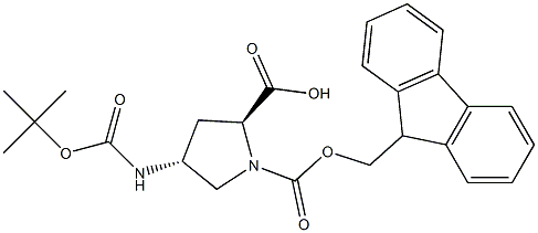(2S,4R)-1-(((9H-Fluoren-9-yl)Methoxy)carbonyl)-4-((tert-butoxycarbonyl)aMino)pyrrolidine-2-carboxylic acid CAS#: 273222-06-3
