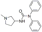 3-(1-Methyl-3-pyrrolidinyl)-1,1-diphenylurea CAS#: 19985-21-8
