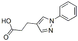 3-(1-PHENYL-1H-PYRAZOL-4-YL)PROPANOIC ACID CAS#: 100142-73-2