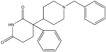 3-(1-benzyl-4-piperidyl)-3-phenyl-piperidine-2,6-dione CAS#: 14051-33-3