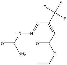 3-[[2-(Aminocarbonyl)hydrazinylidene]methyl]-4,4,4-trifluoro-2-butenoic Acid Ethyl Ester CAS#: 244268-38-0