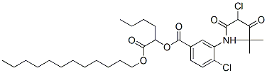 3-(2-Chloro-4,4-dimethyl-3-oxovalerylamino)-4-chlorobenzoic acid 1-(dodecyloxycarbonyl)pentyl ester CAS#: 105487-54-5
