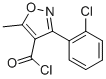 3-(2-Chlorophenyl)-5-methylisoxazole-4-carbonyl chloride CAS#: 25629-50-9