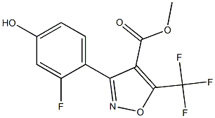 3-(2-Fluoro-4-hydroxyphenyl)-5-(trifluoroMethyl)-4-Isoxazolecarboxylic Acid Methyl Ester CAS#: 219939-04-5