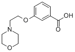 3-(2-MORPHOLIN-4-YL-ETHOXY)-BENZOIC ACID CAS#: 219935-32-7