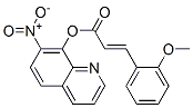 3-(2-Methoxyphenyl)propenoic acid 7-nitro-8-quinolyl ester CAS#: 29002-08-2