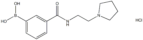 3-(2-(Pyrrolidin-1-yl)ethylcarbamoyl)phenylboronic acid, HCl CAS#: 957061-03-9