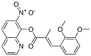 3-(2,3-Dimethoxyphenyl)-2-methylpropenoic acid 7-nitro-8-quinolyl ester CAS#: 29002-40-2
