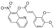 3-(2,3-Dimethoxyphenyl)propenoic acid 7-nitro-8-quinolyl ester CAS#: 29002-26-4