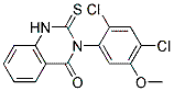 3-(2,4-Dichloro-5-methoxyphenyl)-2,3-dihydro-2-thioxo-4(1H)-quinazolinone CAS#: 338967-87-6