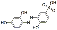 3-(2,4-dihydroxyphenylazo)-4-hydroxybenzenesulphonic acid CAS#: 2918-80-1