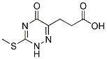 3-(2,5-DIHYDRO-3-METHYLTHIO-5-OXO-1,2,4-TRIAZIN-6-YL)PROPIONIC ACID CAS#: 100524-19-4