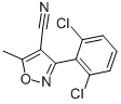 3-(2,6-DICHLOROPHENYL)-5-METHYL-4-ISOXAZOLECARBONITRILE CAS#: 21486-28-2
