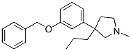 3-(3-Benzyloxyphenyl)-1-methyl-3-propylpyrrolidine CAS#: 28142-73-6