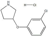 3-(3-CHLOROPHENOXY)PYRROLIDINE HYDROCHLORIDE CAS#: 28491-00-1