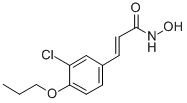 3-(3-Chloro-4-propoxyphenyl)-2-propenehydroxamic acid CAS#: 26227-98-5