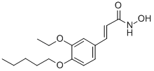3-(3-Ethoxy-4-pentoxyphenyl)-2-propenehydroxamic acid CAS#: 26323-86-4