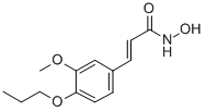 3-(3-Methoxy-4-propoxyphenyl)-2-propenehydroximic acid CAS#: 25357-05-5