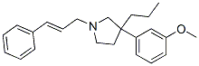 3-(3-Methoxyphenyl)-1-(3-phenyl-2-propenyl)-3-propylpyrrolidine CAS#: 27019-34-7
