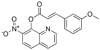 3-(3-Methoxyphenyl)propenoic acid 7-nitro-8-quinolyl ester CAS#: 29002-25-3