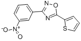 3-(3-NITROPHENYL)-5-(2-THIENYL)-1,2,4-OXADIAZOLE CAS#: 218144-79-7