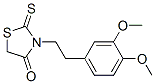 3-(3,4-Dimethoxyphenethyl)-2-thioxo-4-thiazolidinone CAS#: 23522-20-5