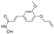 3-(4-Allyloxy-3-methoxyphenyl)-2-propenehydroxamic acid CAS#: 26228-04-6