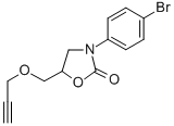 3-(4-Bromophenyl)-5-(2-propynyloxymethyl)oxazolidin-2-one CAS#: 23598-66-5