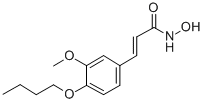 3-(4-Butoxy-3-methoxyphenyl)-2-propenehydroximic acid CAS#: 25356-84-7