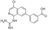 3-(4-CHLORO-1-GUANIDINOISOQUINOLIN-7-YL)BENZOIC ACID CAS#: 223671-94-1