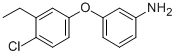 3-(4-CHLORO-3-ETHYL-PHENOXY)-PHENYLAMINE CAS#: 263266-18-8