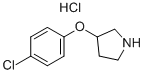 3-(4-CHLOROPHENOXY)PYRROLIDINE HYDROCHLORIDE CAS#: 28491-02-3