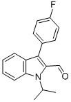 3-(4-FLUORO-PHENYL)-1-ISOPROPYL-1H-INDOLE-2-CARBALDEHYDE CAS#: 101125-34-2