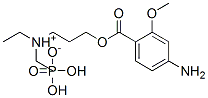 3-(4-amino-2-methoxy-benzoyl)oxypropyl-diethyl-azanium, dihydroxy-oxid o-oxo-phosphorane CAS#: 102612-57-7