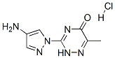 3-(4-aminopyrazol-1-yl)-6-methyl-2H-1,2,4-triazin-5-one hydrochloride CAS#: 28469-15-0