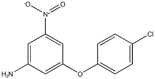 3-(4-chlorophenoxy)-5-nitroaniline CAS#: 208122-61-6