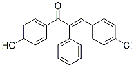 3-(4-chlorophenyl)-1-(4-hydroxyphenyl)-2-phenyl-prop-2-en-1-one CAS#: 24845-41-8