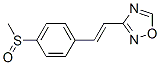 3-(4-methylsulfinylstyryl)-1,2,4-oxadiazole CAS#: 24664-13-9