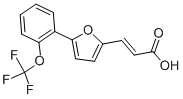 3-(5-(2-TRIFLUOROMETHOXYPHENYL)2-FURYL)PROPENOIC ACID CAS#: 259196-57-1