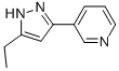 3-(5-ETHYL-1H-PYRAZOL-3-YL)PYRIDINE CAS#: 251658-76-1